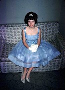 Ann Bennett; prom dress